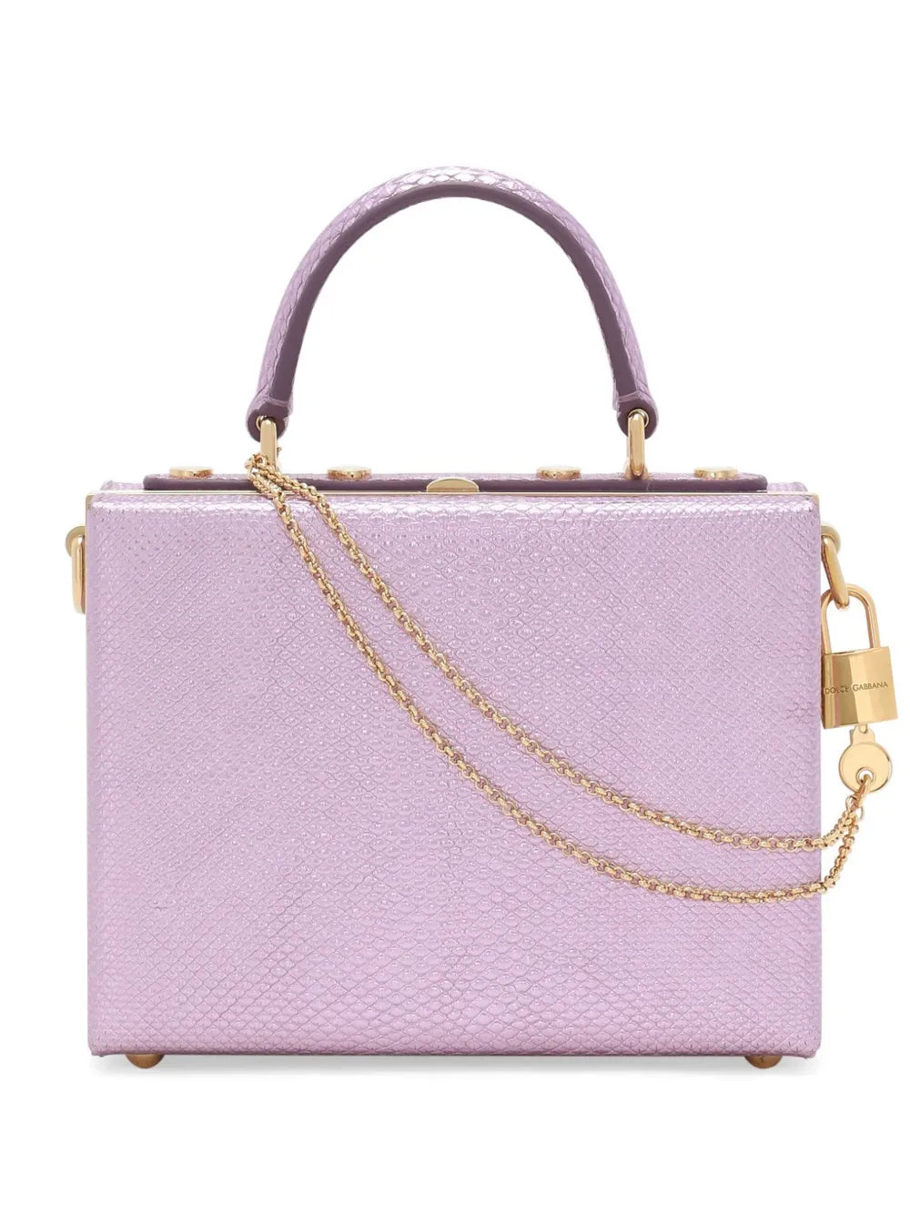 Dolce & GabbanaDolce Box leather tote bag