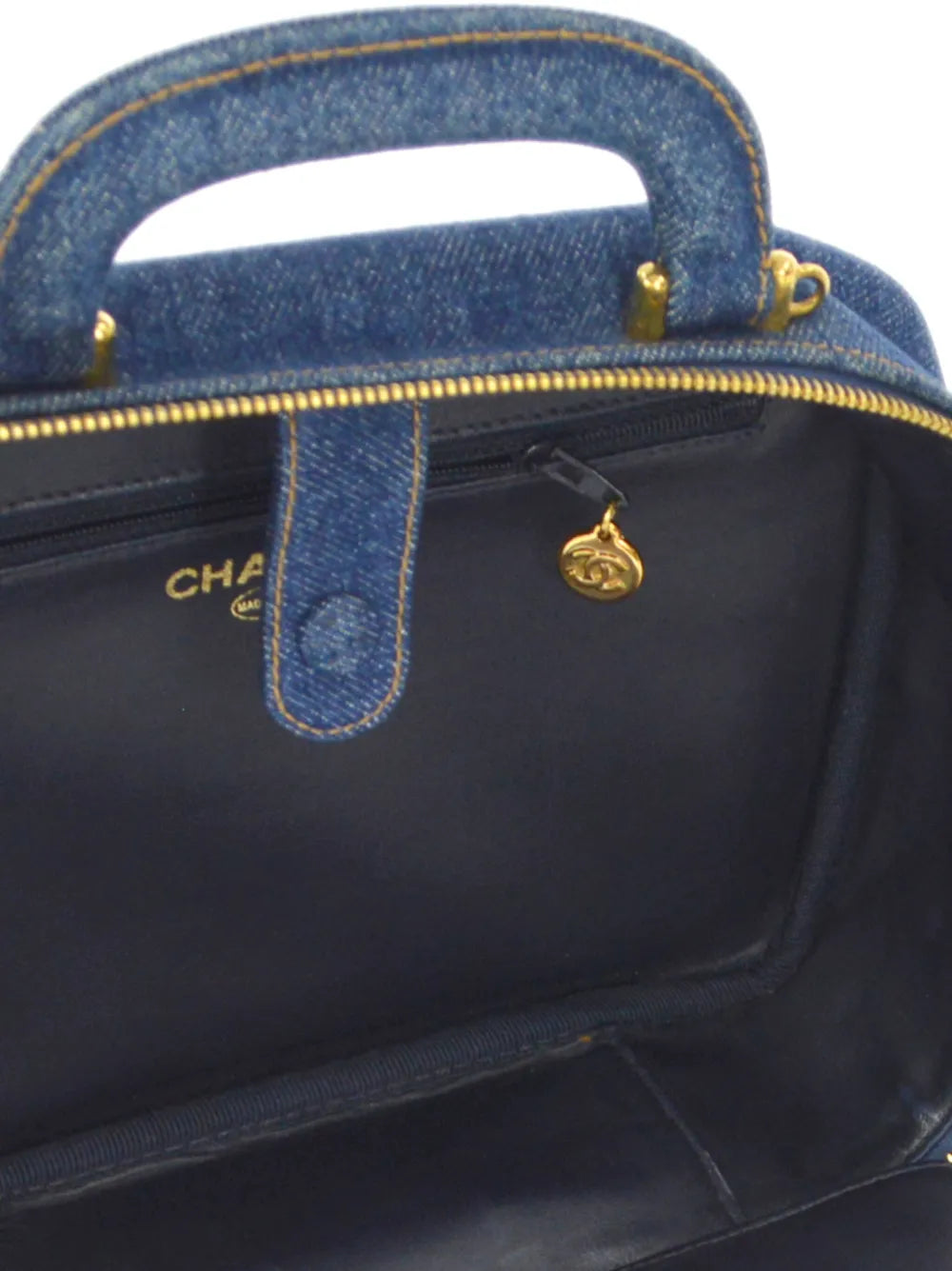 Pre-OwnedCHANEL Pre-Owned1997 CC stitch Vanity handbag
