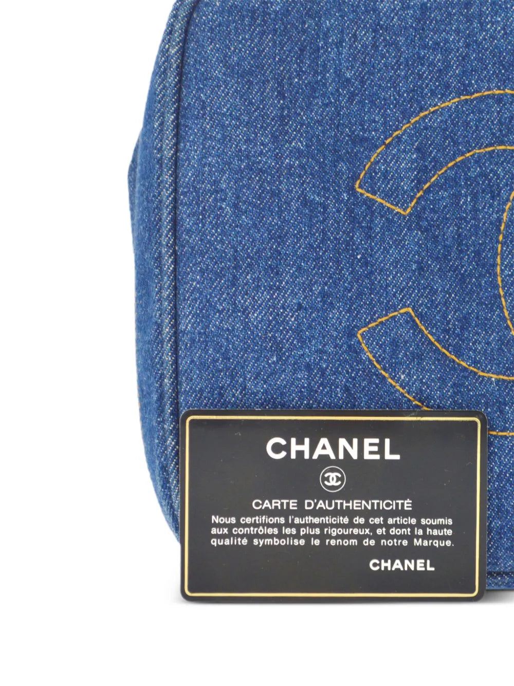 Pre-OwnedCHANEL Pre-Owned1997 CC stitch Vanity handbag