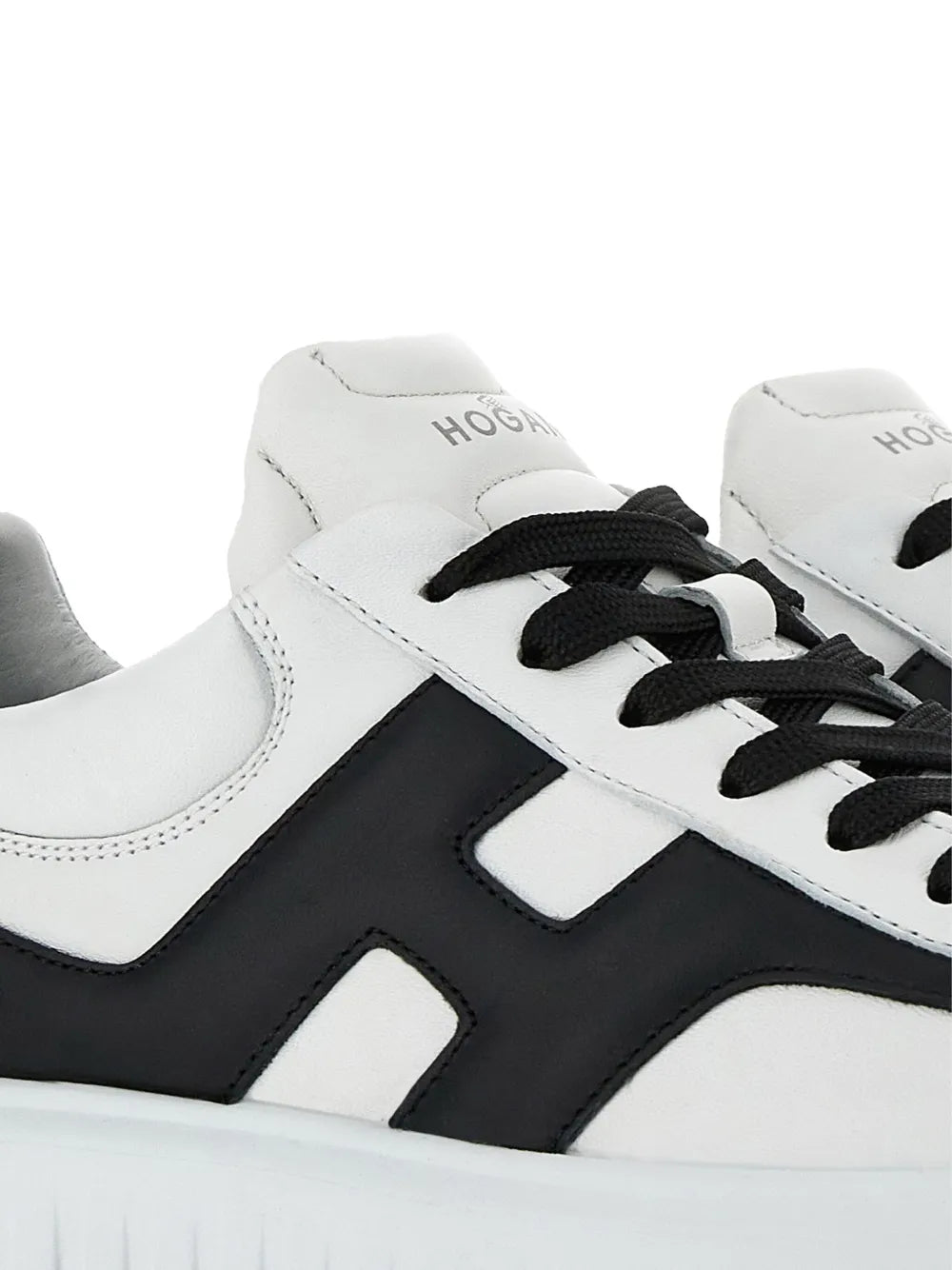 Hogan H-Stripes Leather Sneakers