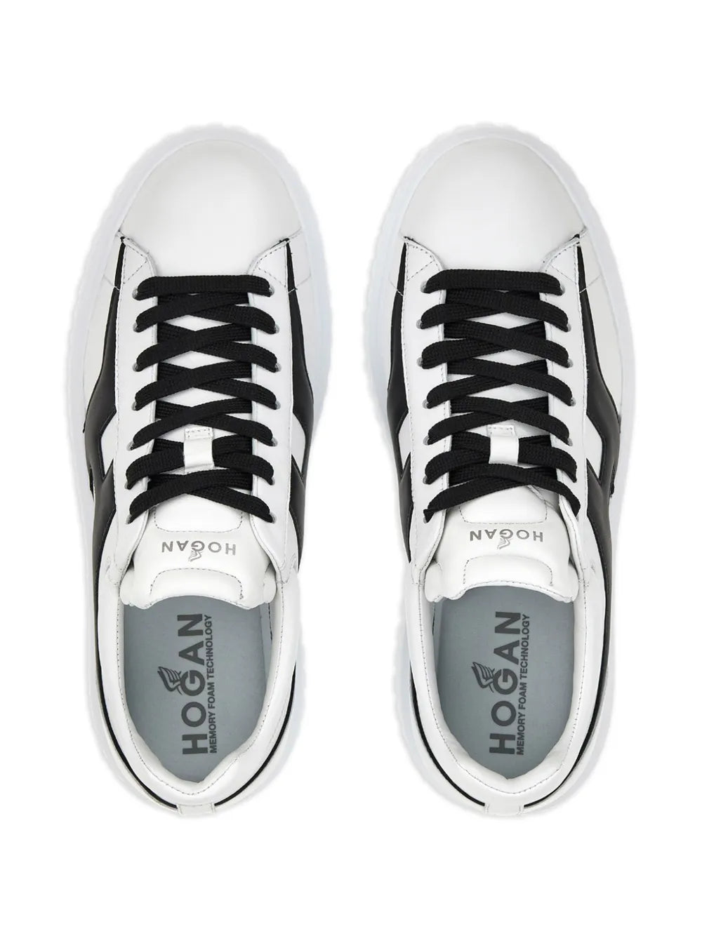 Hogan H-Stripes Leather Sneakers