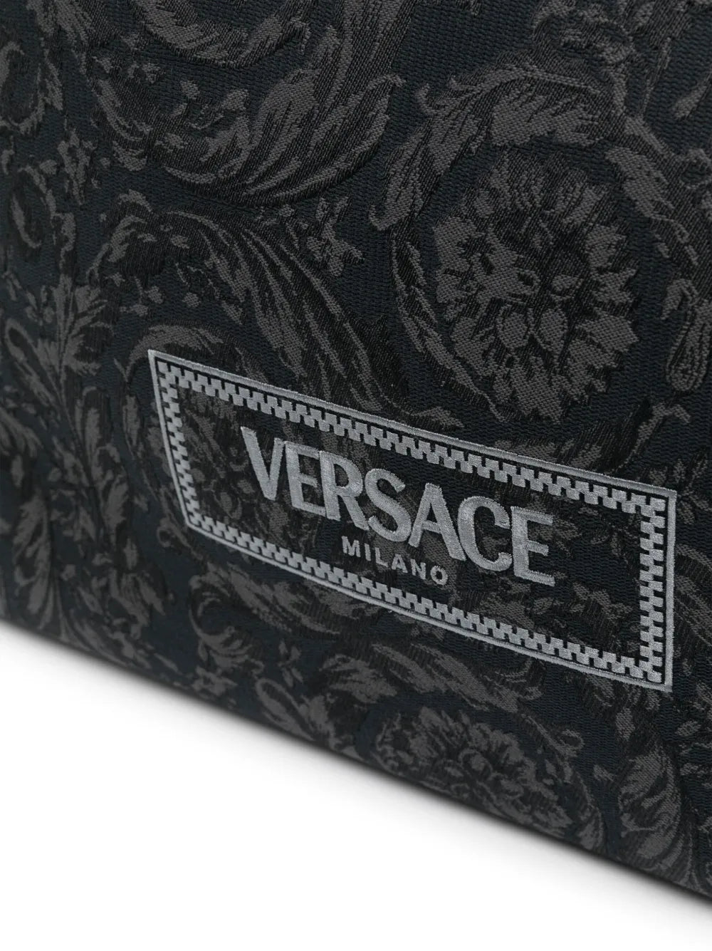 VersaceBarocco Athena jacquard canvas tote bag