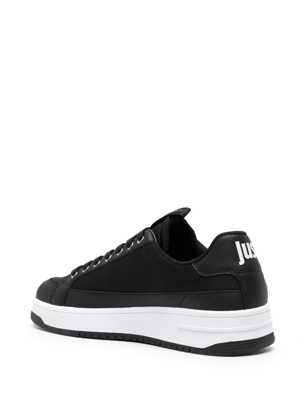 Just Cavalli Logo-Embossed Panelled Sneakers
