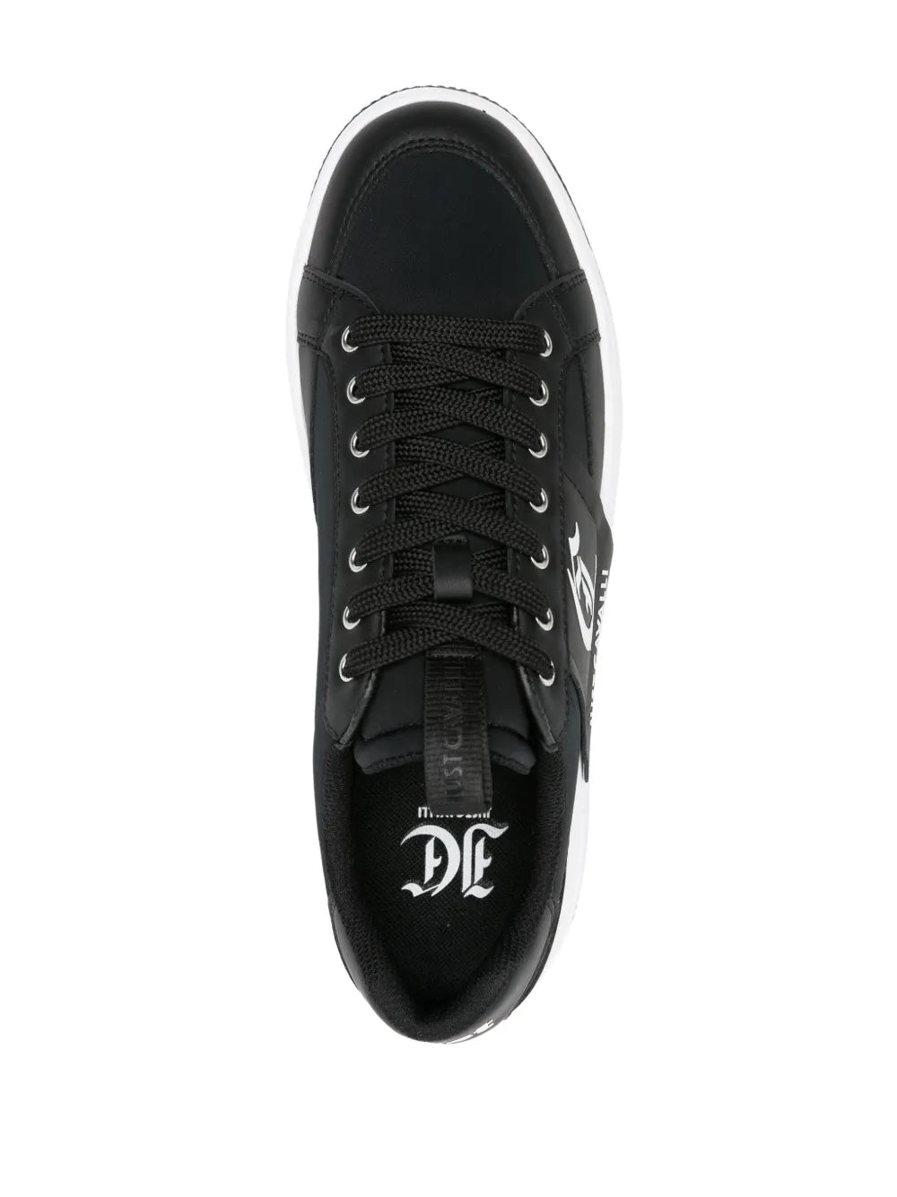 Just Cavalli Logo-Embossed Panelled Sneakers