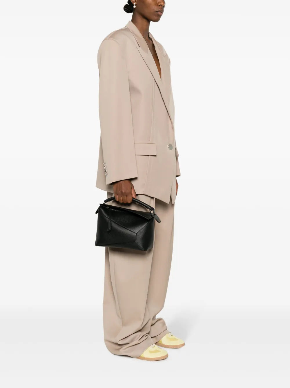 LOEWEsmall Puzzle leather bag