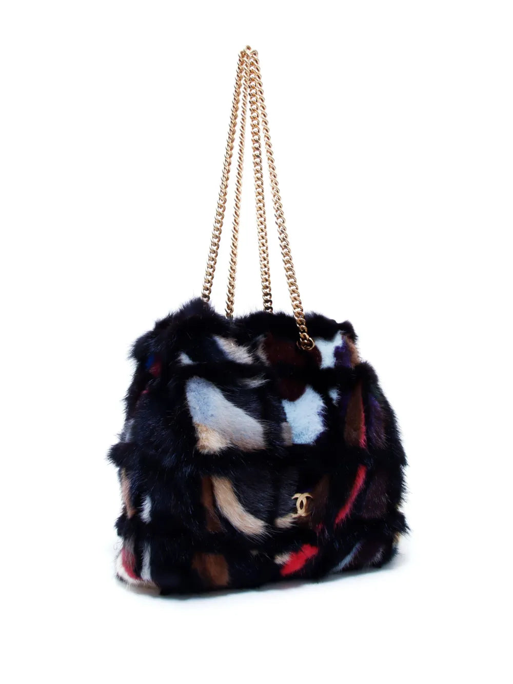 Pre-OwnedCHANEL Pre-Owned2000 abstract-pattern CC-plaque chain shoulder bag