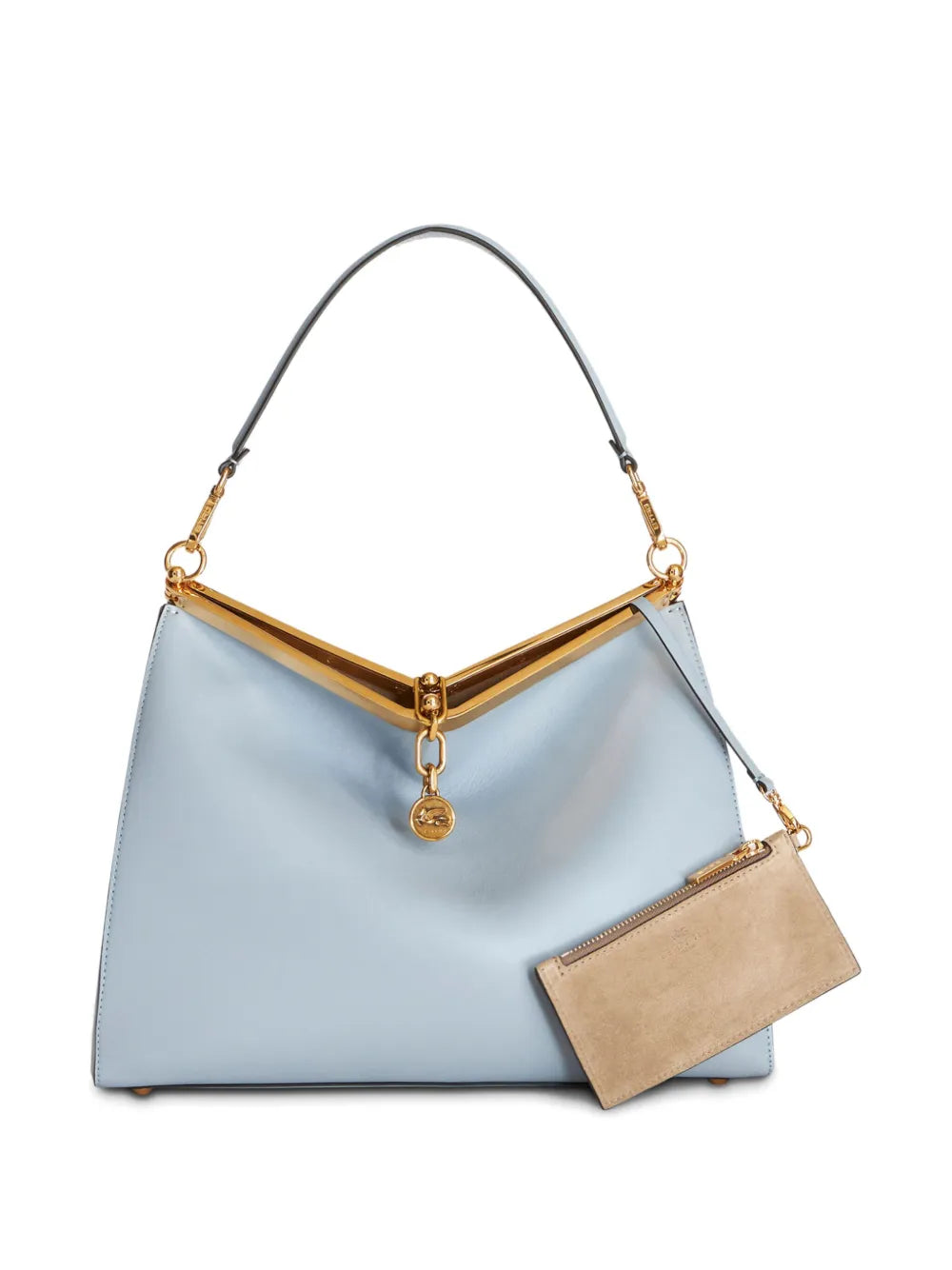 ETROlarge Vela leather shoulder bag