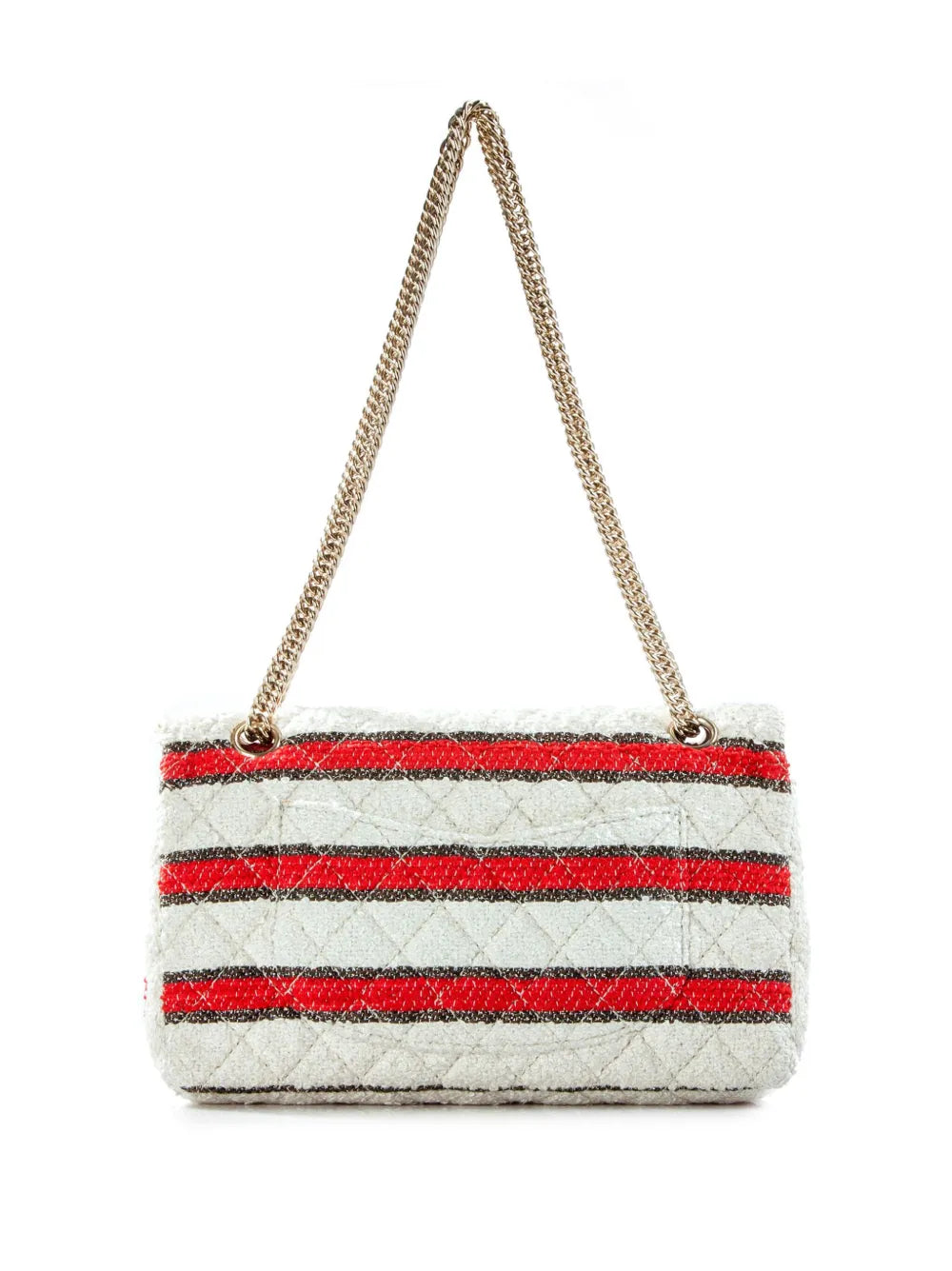 Pre-OwnedCHANEL Pre-Owned2009 Classic Flap striped shoulder bag
