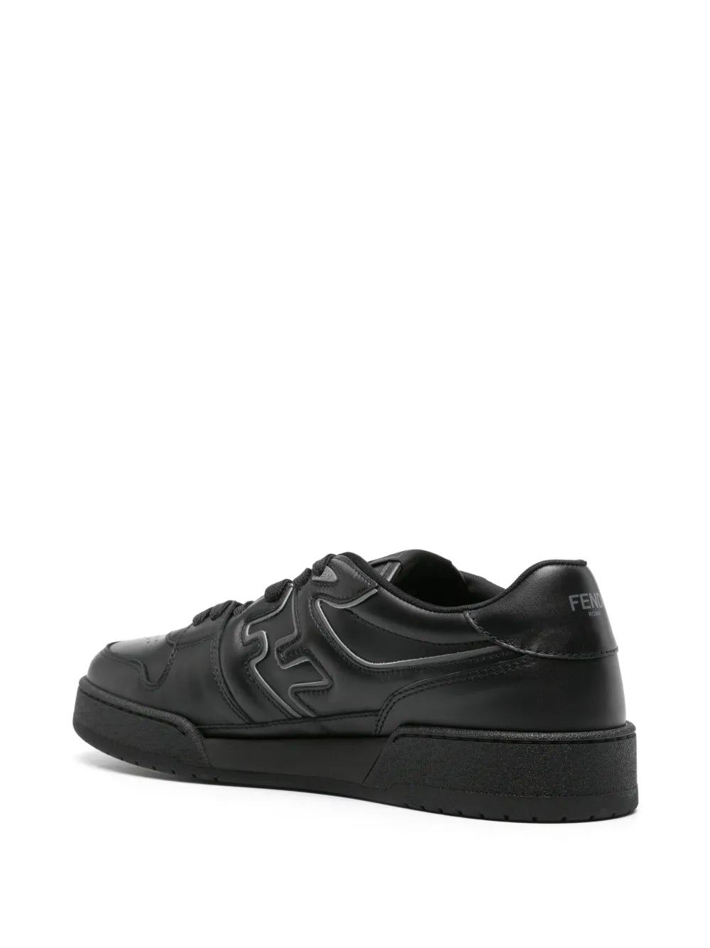 Fendi Match Leather Sneakers