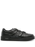 Fendi Match Leather Sneakers