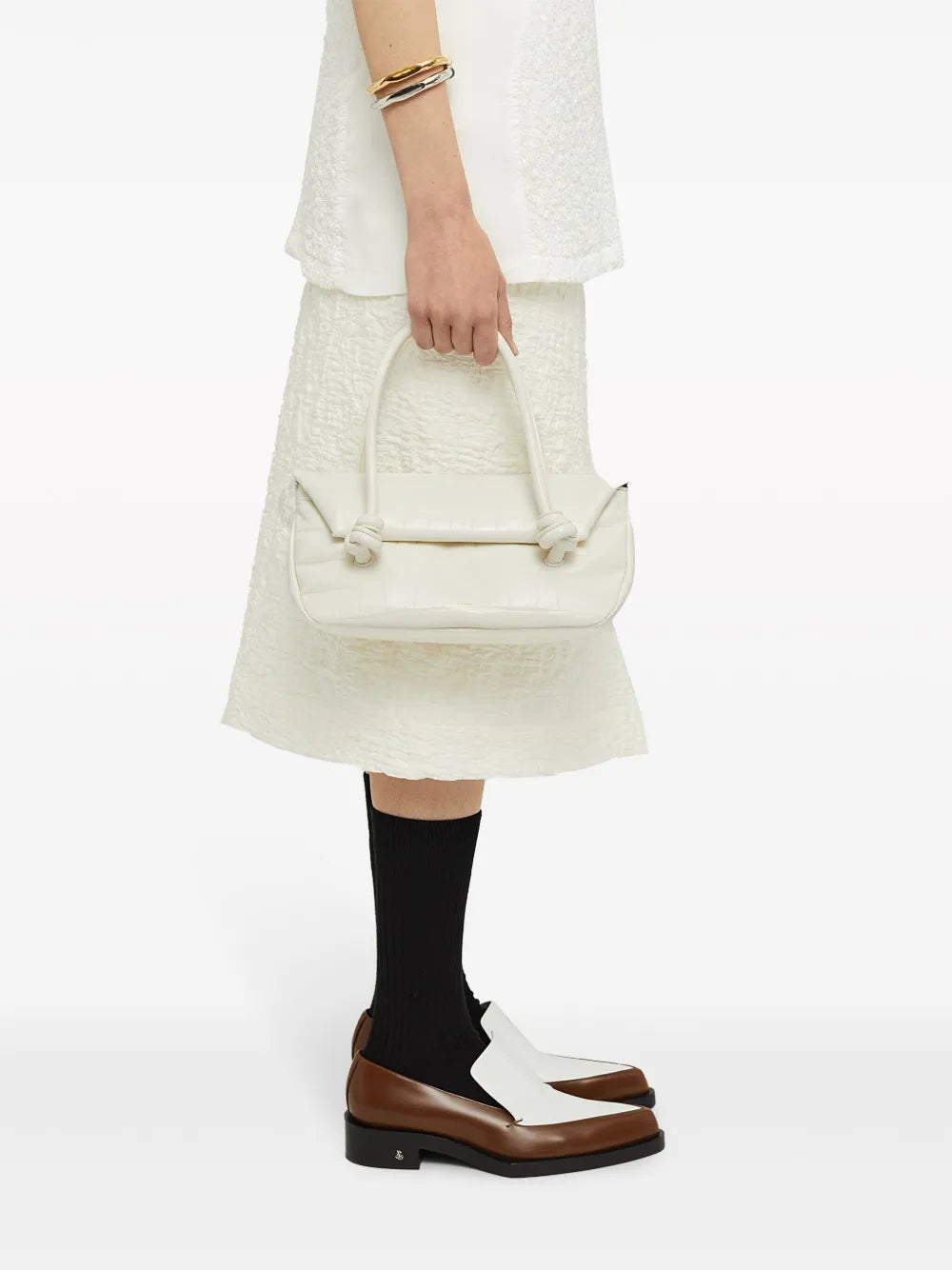 Jil Sandersmall crocodile-effect shoulder bag
