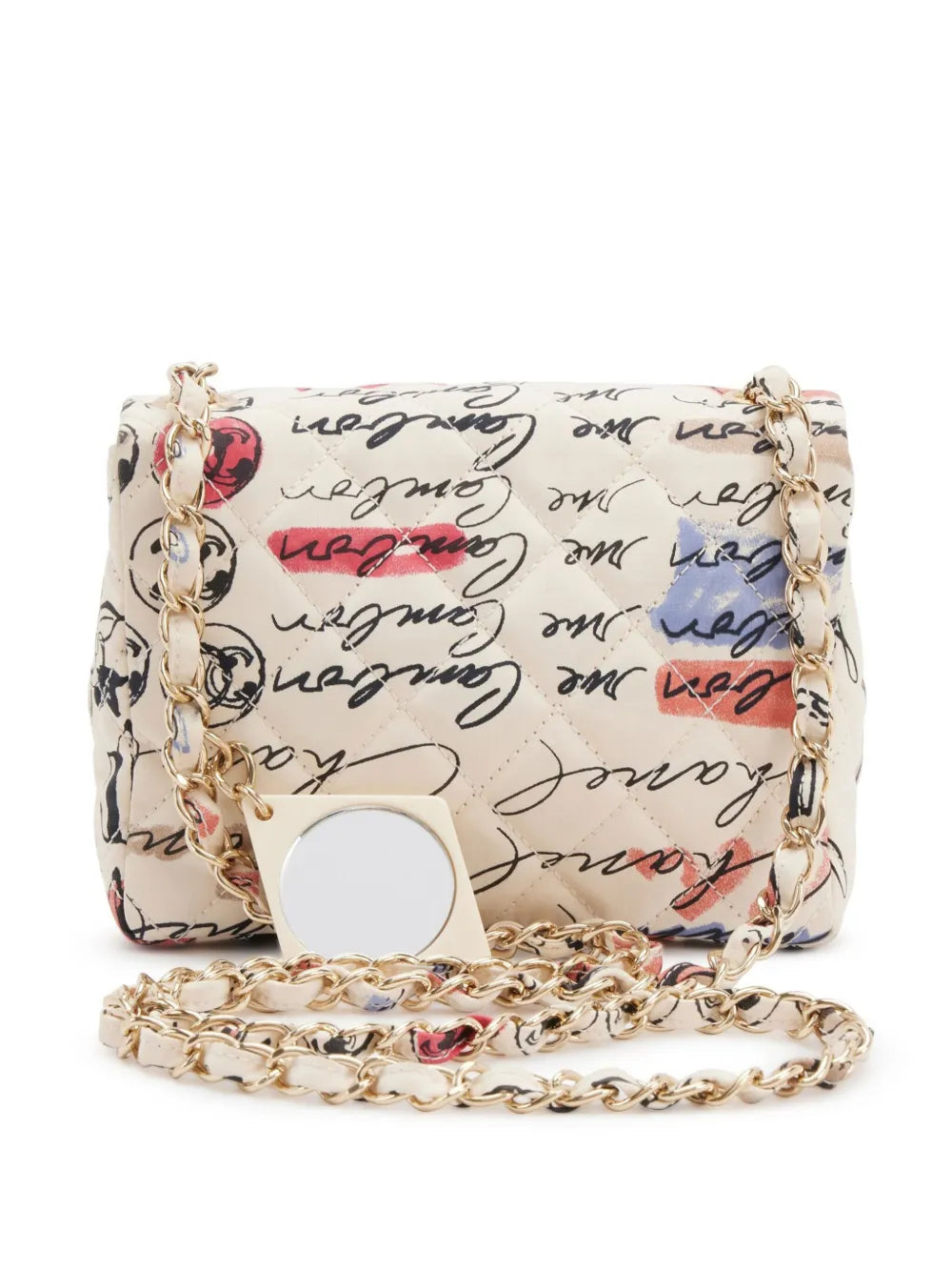 Pre-OwnedCHANEL Pre-Owned2006 Mini Graffiti Classic Flap shoulder bag