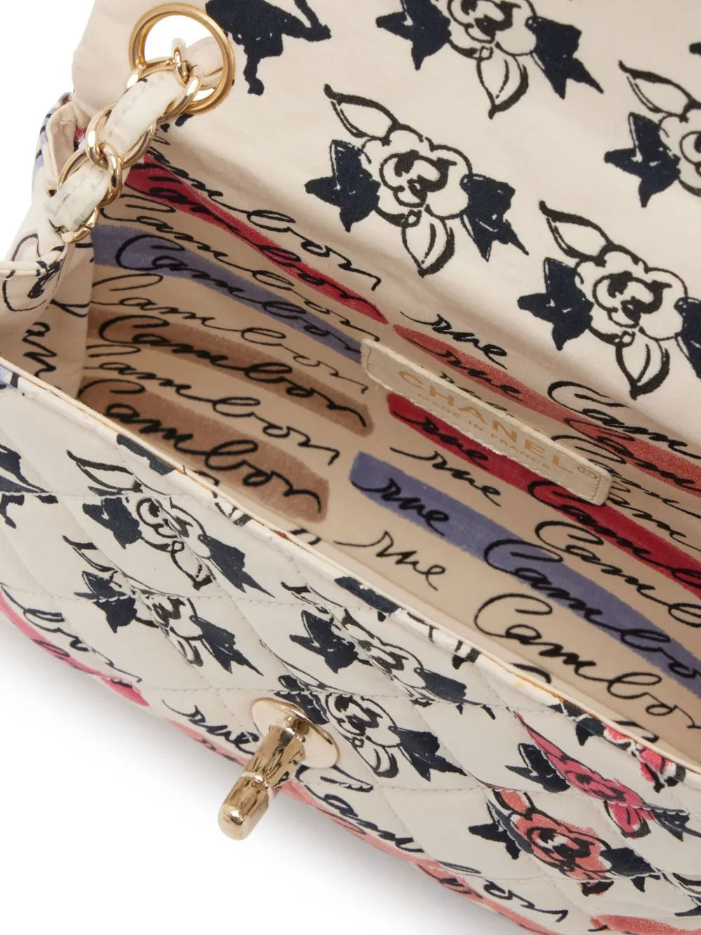 Pre-OwnedCHANEL Pre-Owned2006 Mini Graffiti Classic Flap shoulder bag
