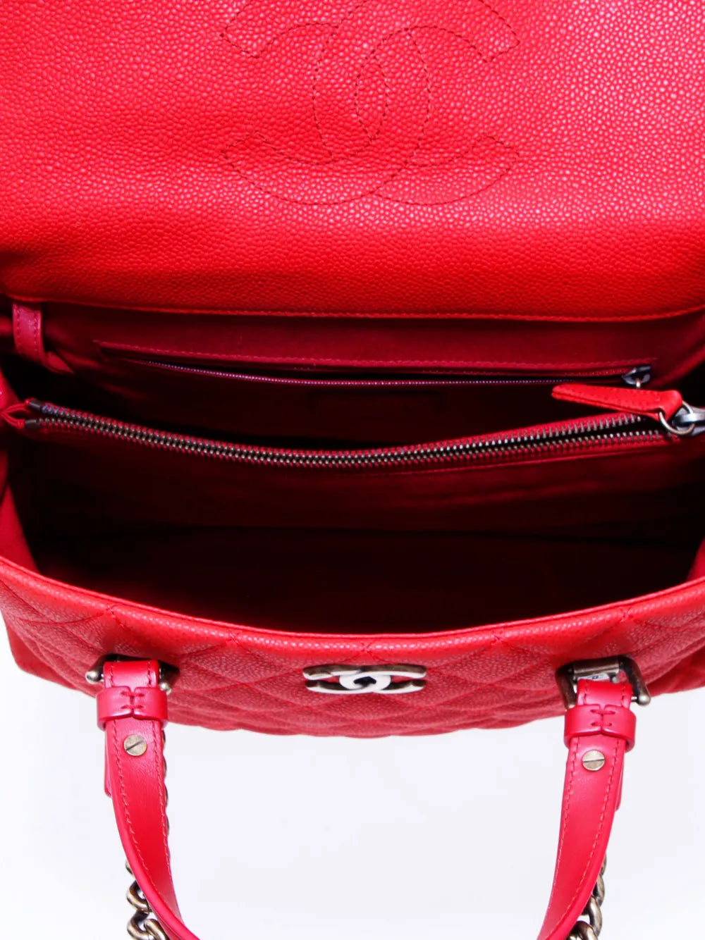 Pre-OwnedCHANEL Pre-Owned2012 CC diamond-quilted tote bag