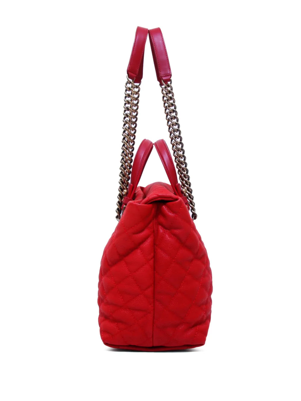 Pre-OwnedCHANEL Pre-Owned2012 CC diamond-quilted tote bag