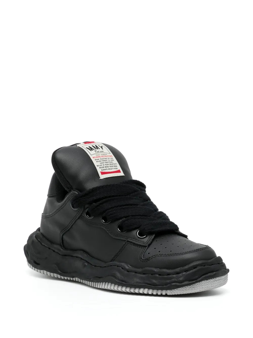 Maison Mihara Yasuhiro Wayne Og Sole Leather Sneakers