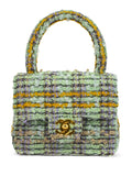 Pre-OwnedCHANEL Pre-Owned1992 micro Classic Flap tweed handbag