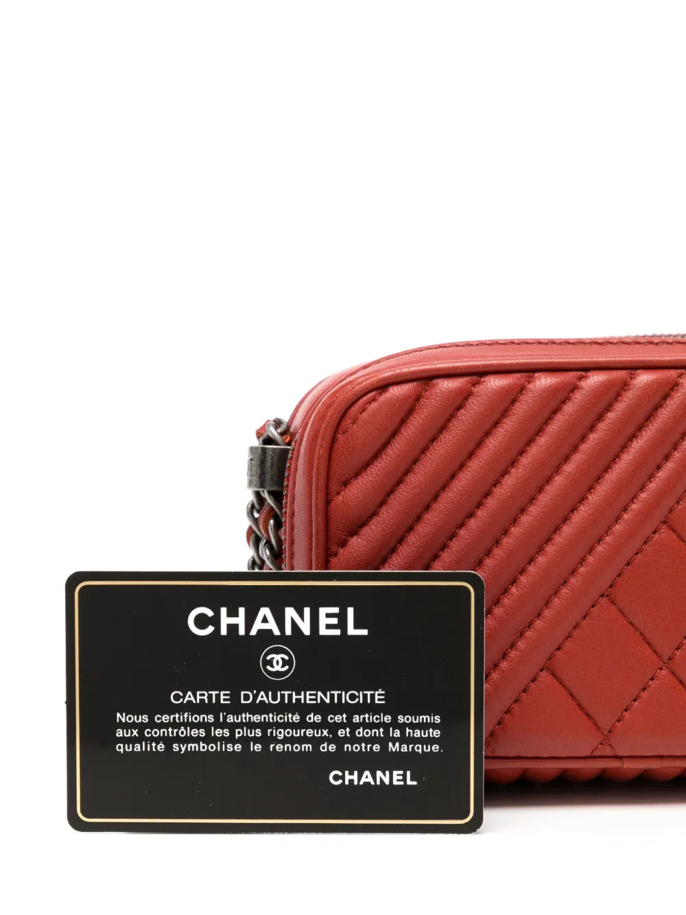 Pre-OwnedCHANEL Pre-Ownedmini Coco Boy camera bag
