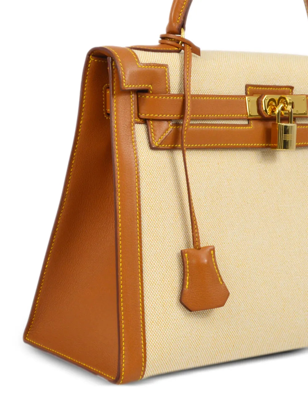 Pre-OwnedHermre-Owned1996 Kelly 32 Sellier two-way handbag