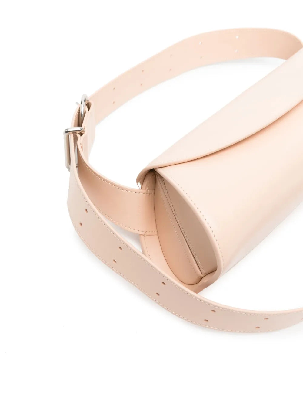 Jil SanderCannolo leather shoulder bag