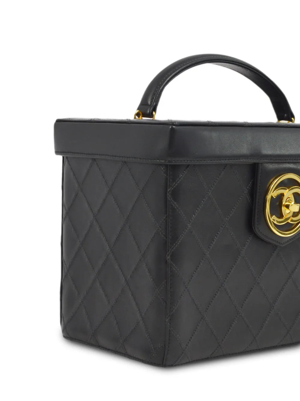 Pre-OwnedCHANEL Pre-Owned1995 CC turn-lock Vanity handbag