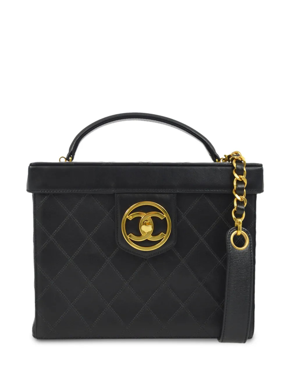 Pre-OwnedCHANEL Pre-Owned1995 CC turn-lock Vanity handbag