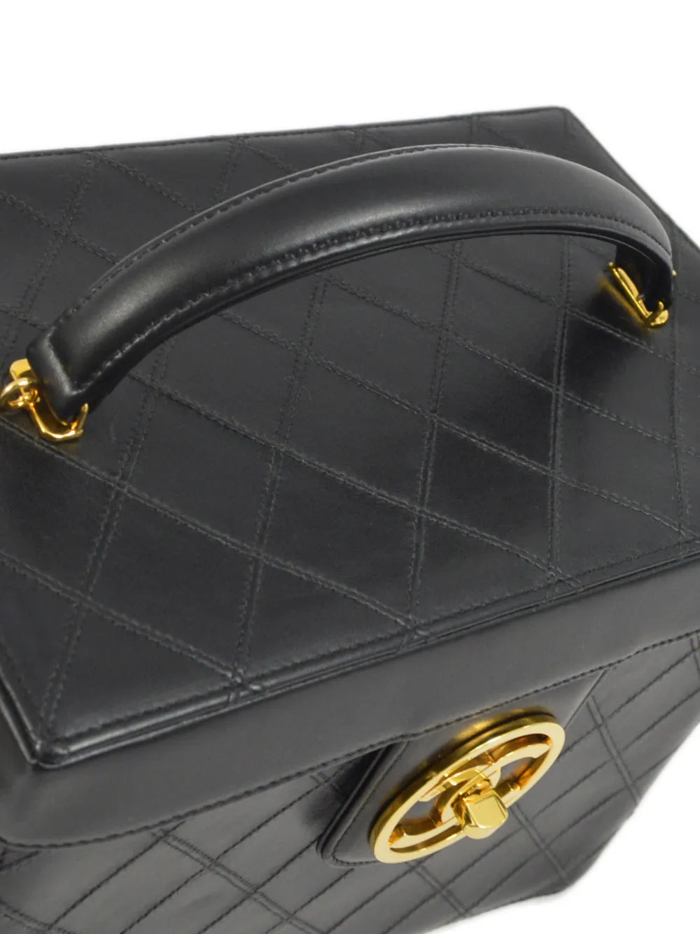 Pre-OwnedCHANEL Pre-Owned1995 CC turn-lock Vanity handbag