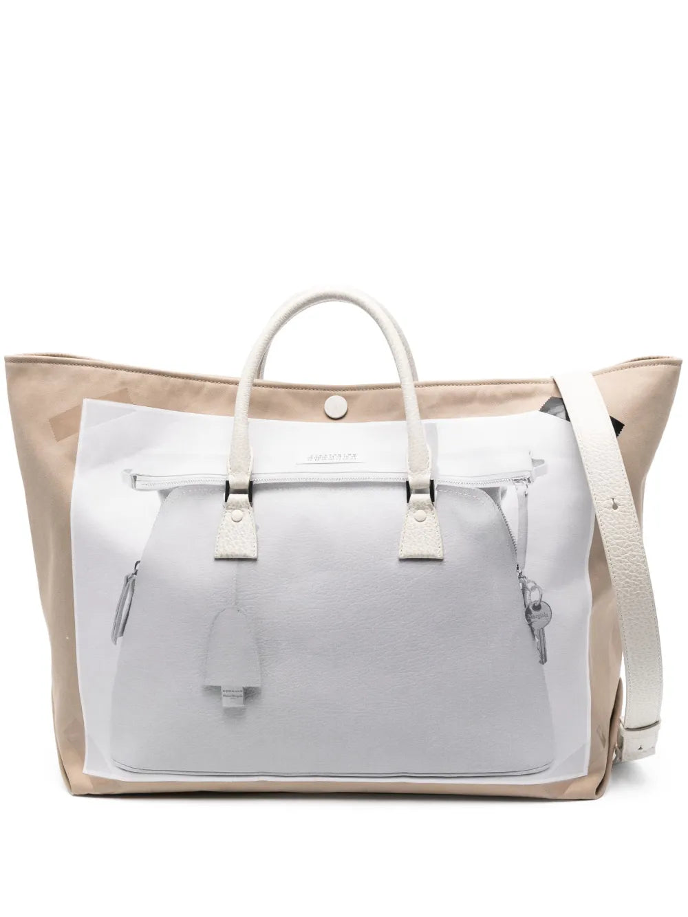 Maison Margielamedium Trompe l'oeil 5AC gabardine bag