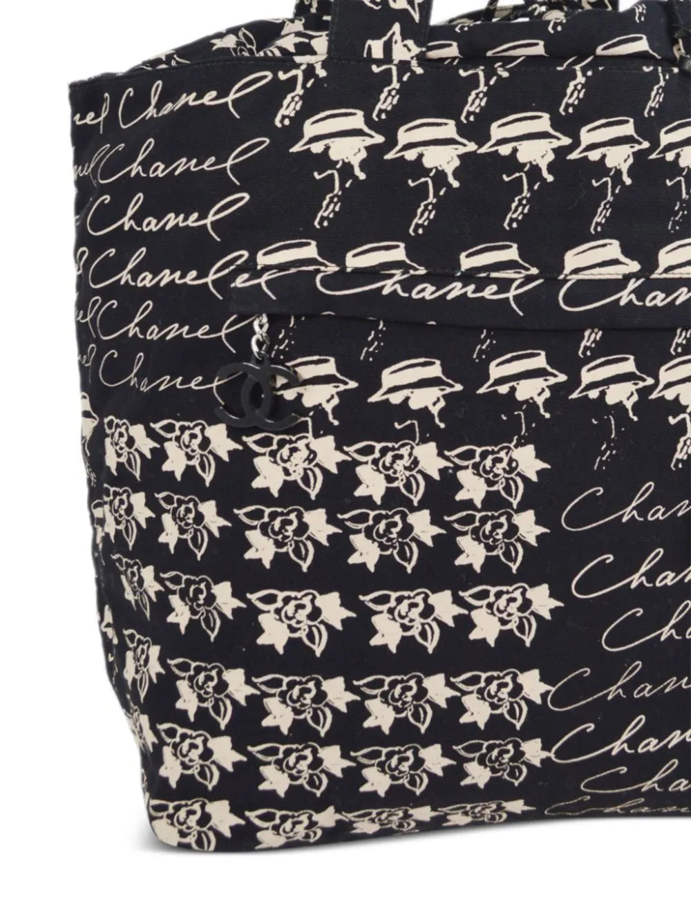 Pre-OwnedCHANEL Pre-OwnedCamia wool tote bag