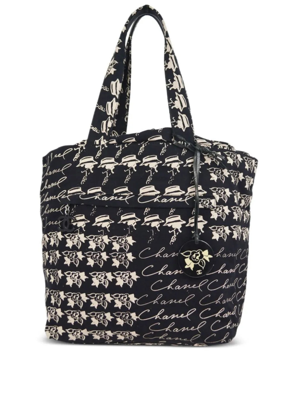 Pre-OwnedCHANEL Pre-OwnedCamia wool tote bag