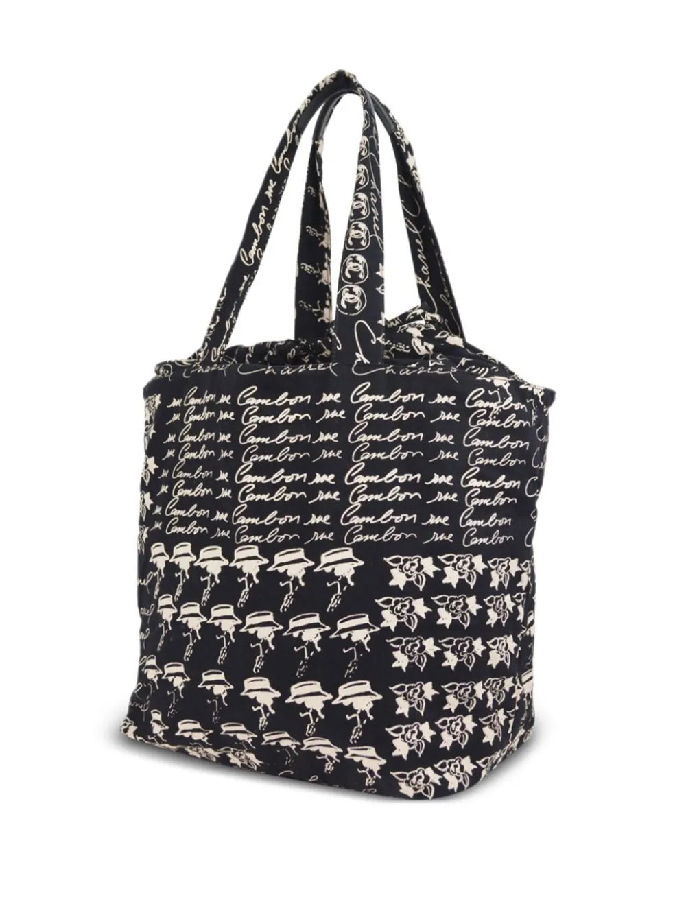 Pre-OwnedCHANEL Pre-OwnedCamia wool tote bag