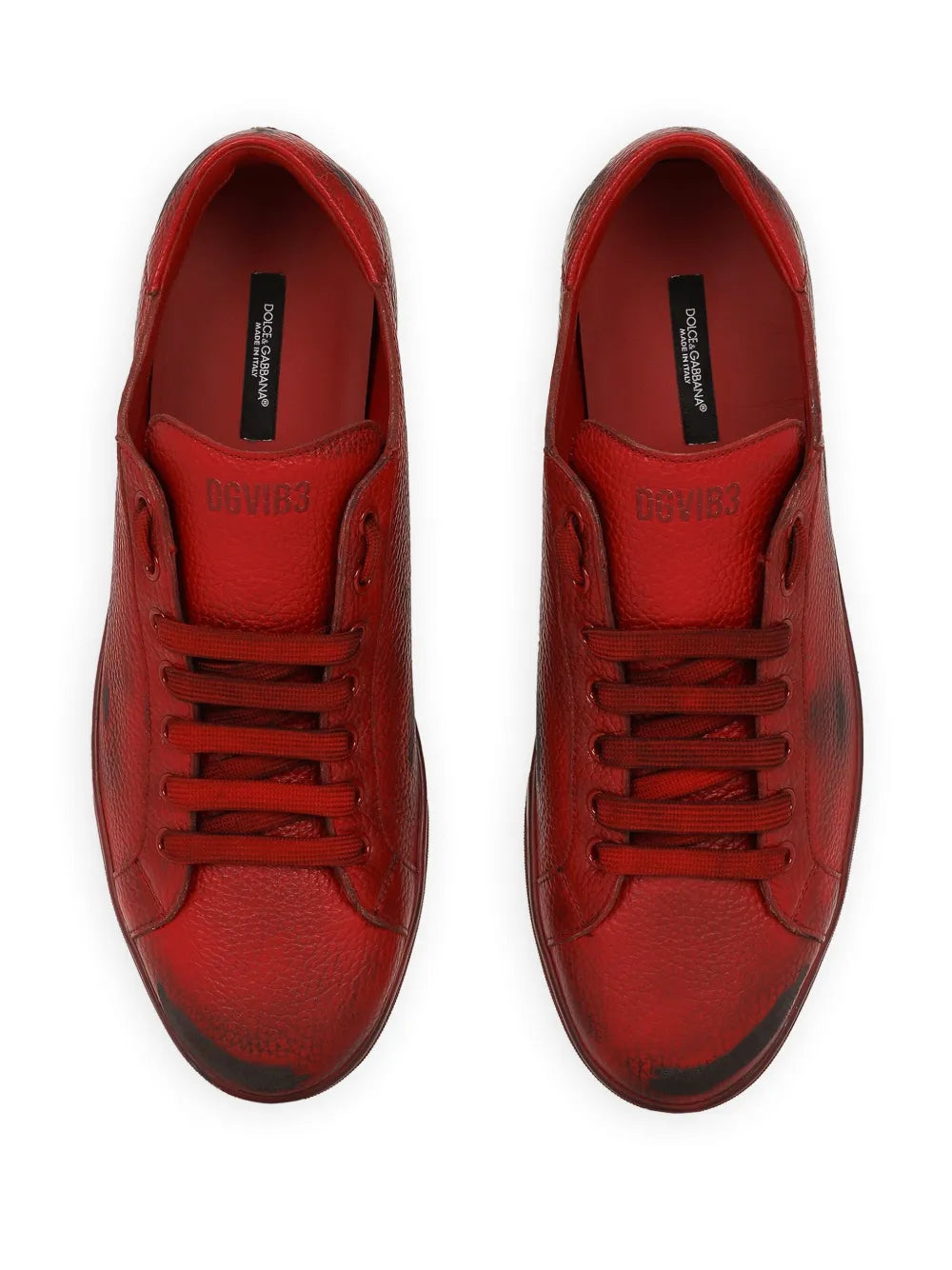 Dolce & Gabbana Bassa Leather Sneakers