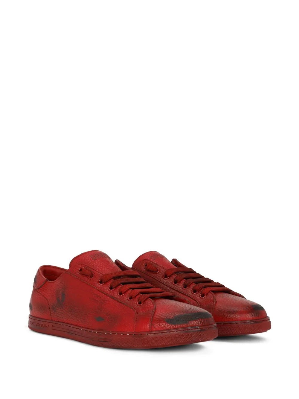 Dolce & Gabbana Bassa Leather Sneakers
