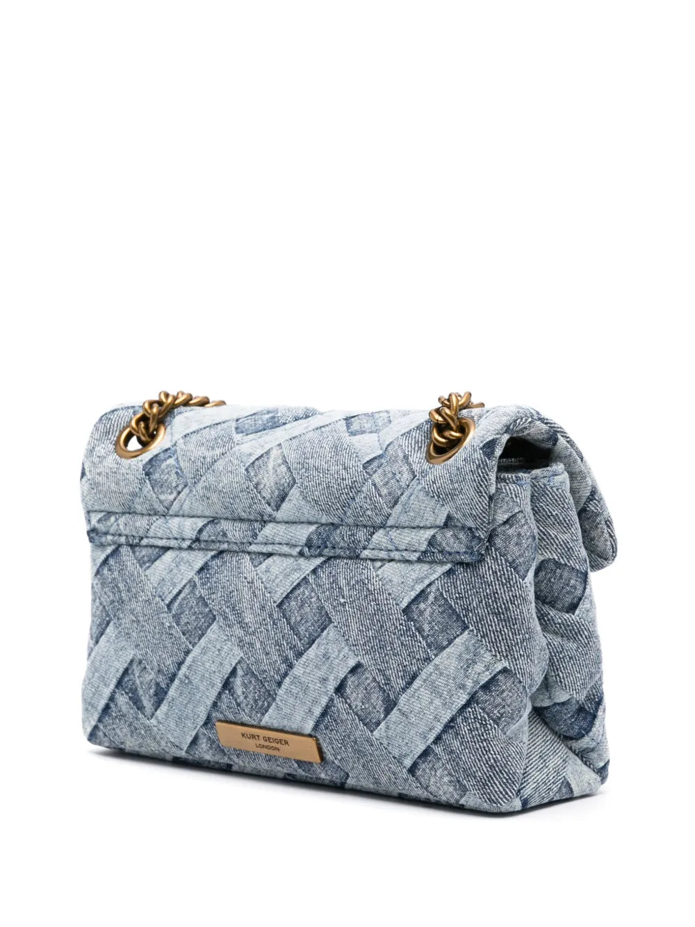 Kurt Geiger Londonsmall Kensington denim bag
