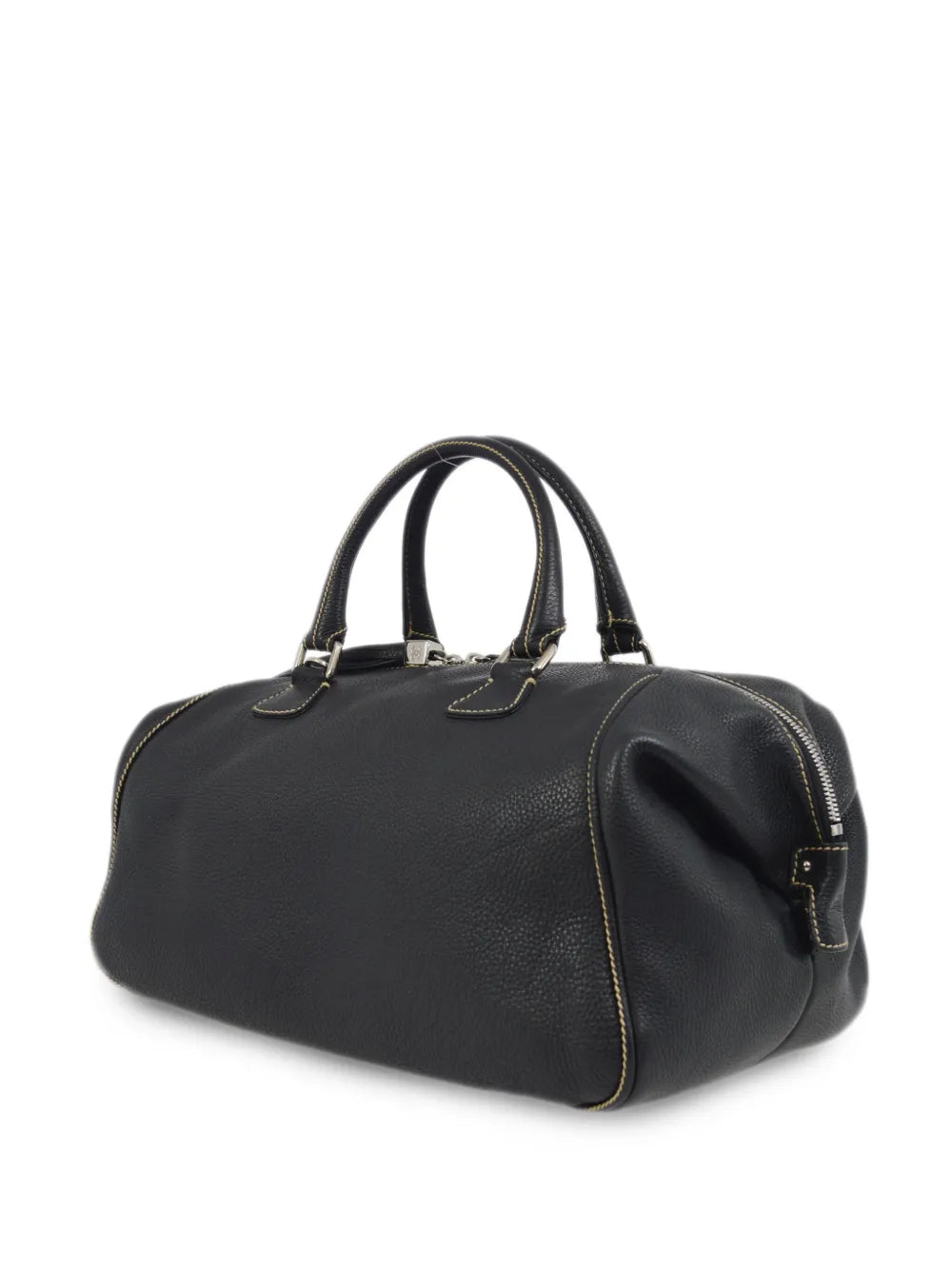 Pre-OwnedCHANEL Pre-Owned2003 Fringe leather duffle bag
