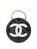 Pre-OwnedCHANEL Pre-Owned1994 CC round vanity handbag