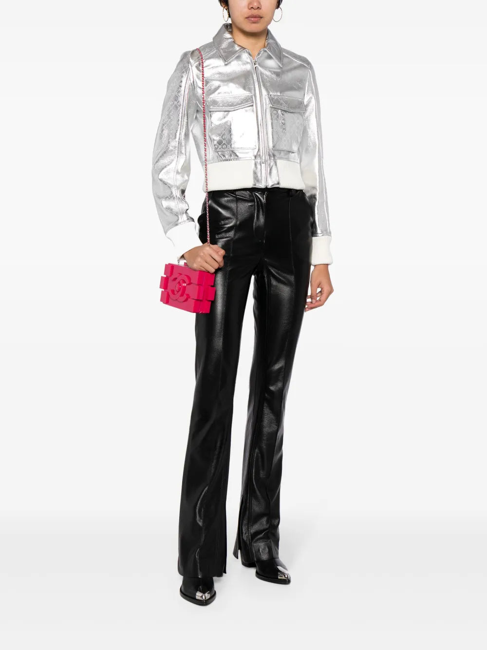 Pre-OwnedCHANEL Pre-OwnedLego chain-link crossbody bag