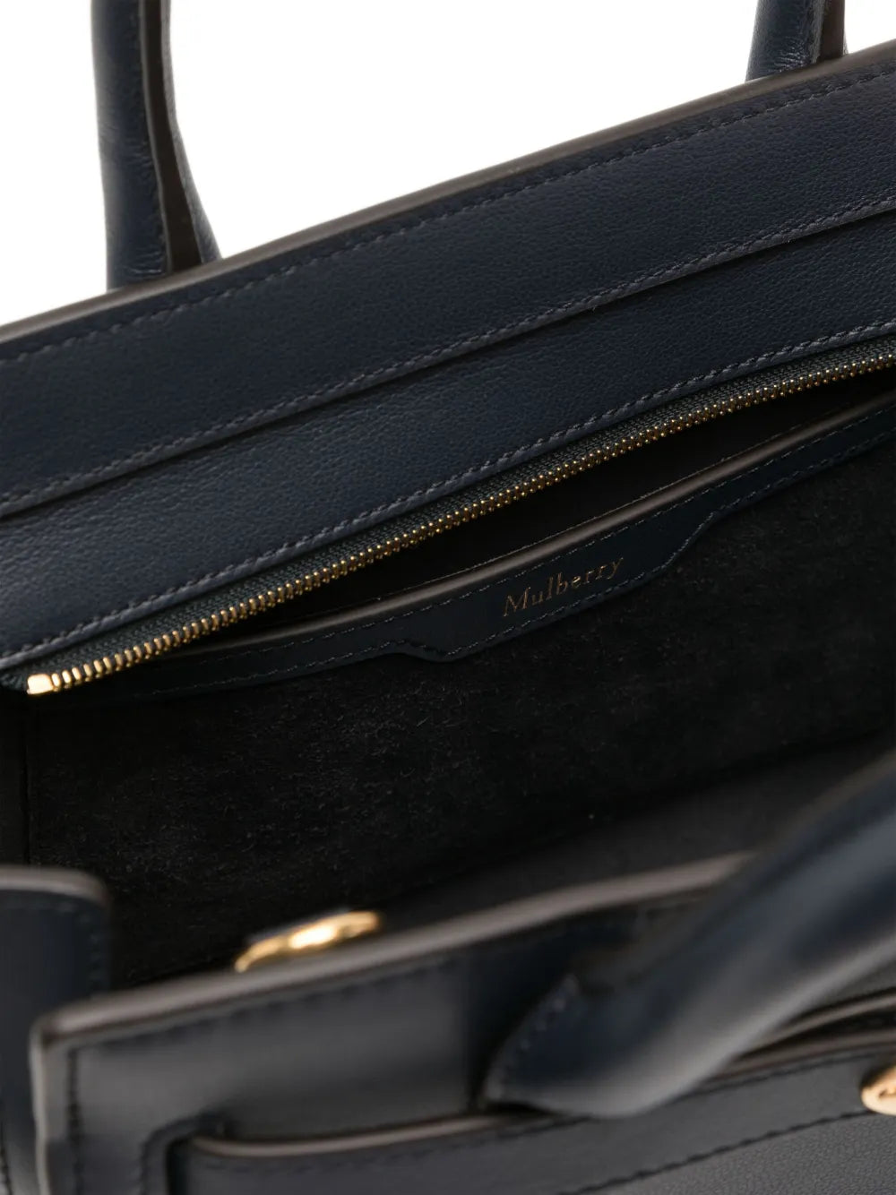 MulberryZipped Bayswater leather mini bag