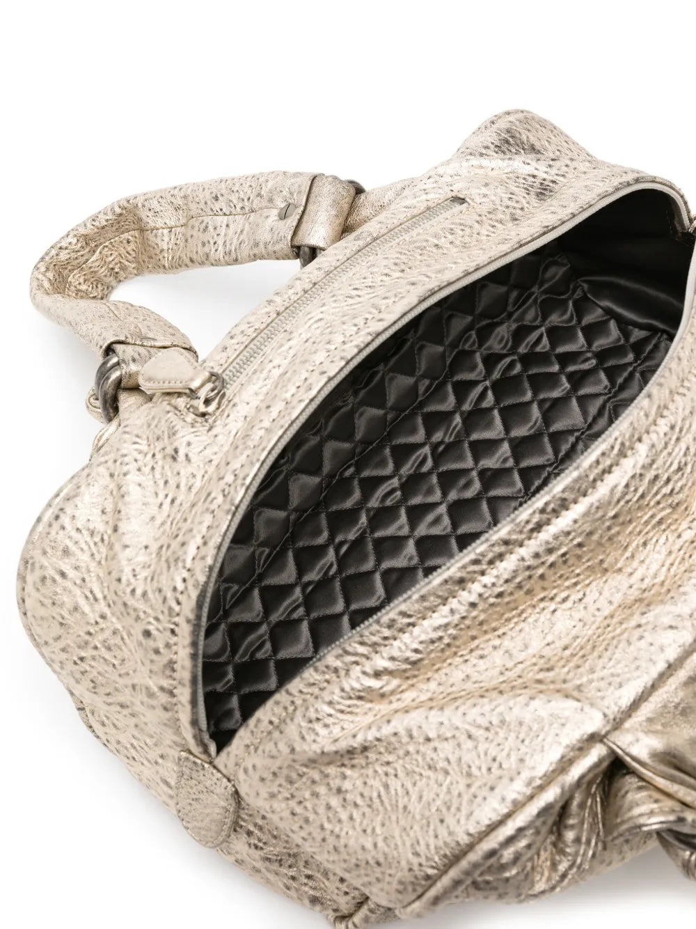 Pre-OwnedCHANEL Pre-Owned2006-2008 diamond-quilted metallic tote bag