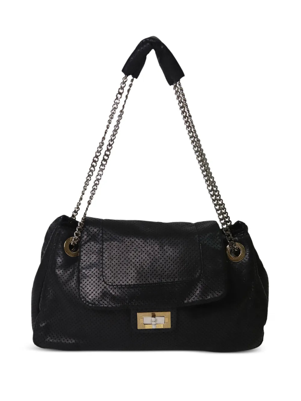 Pre-OwnedCHANEL Pre-Owned2006-2008 fully-perforated flap shoulder bag