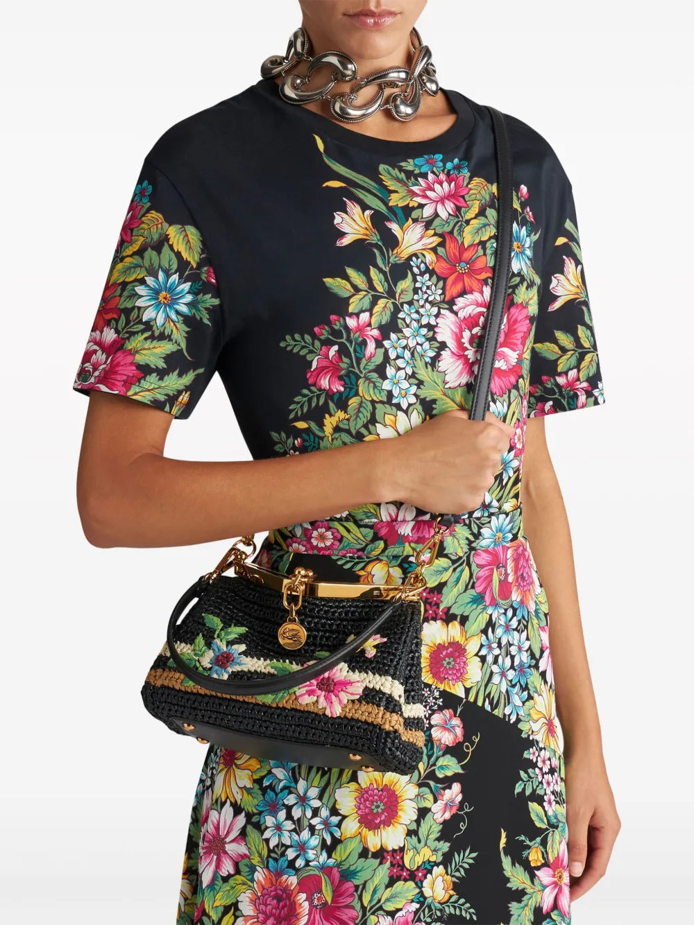 ETROVela floral-embroidered crossbody bag