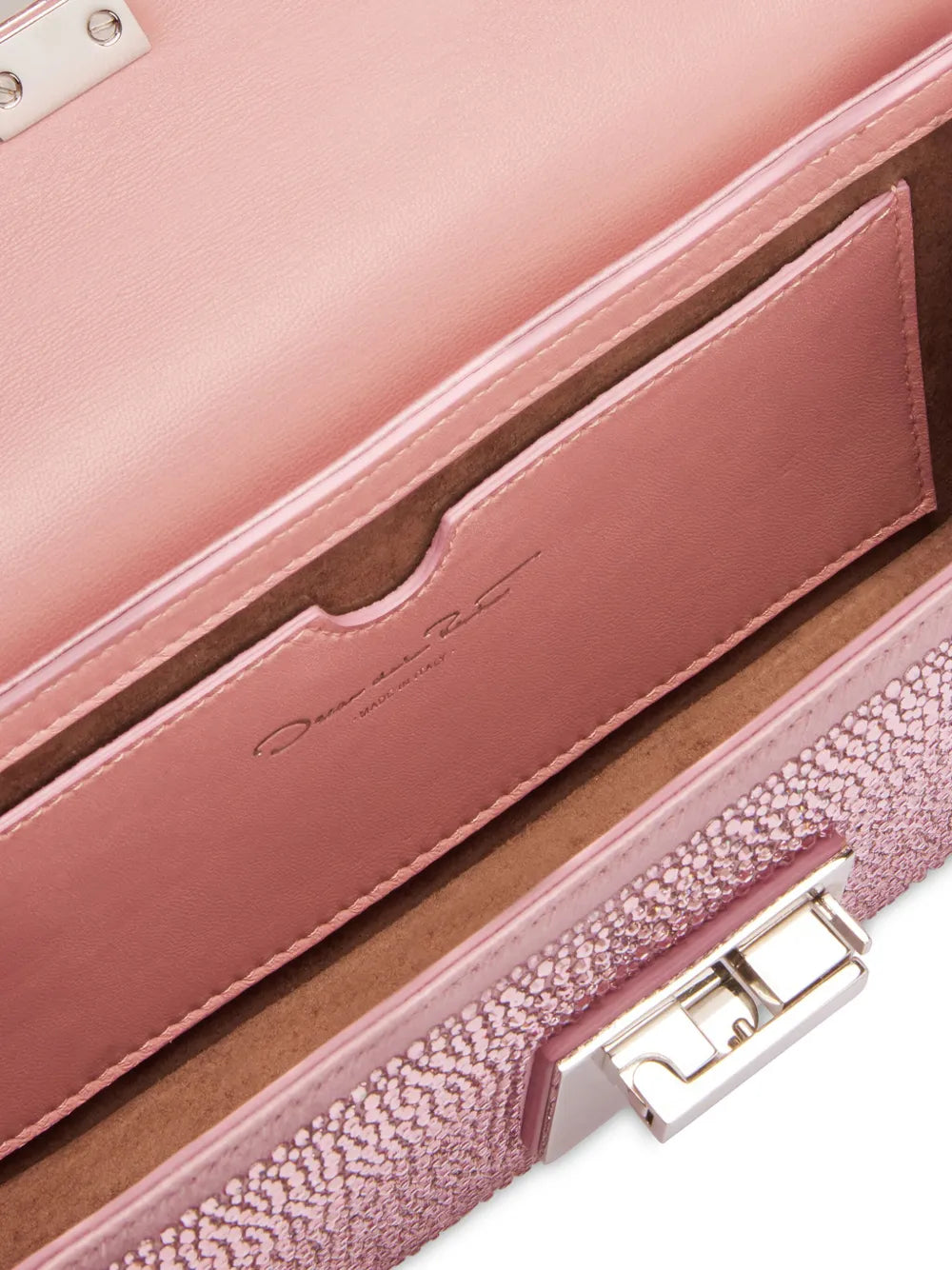 Oscar de la RentaAlibi crystal-embellished clutch bag