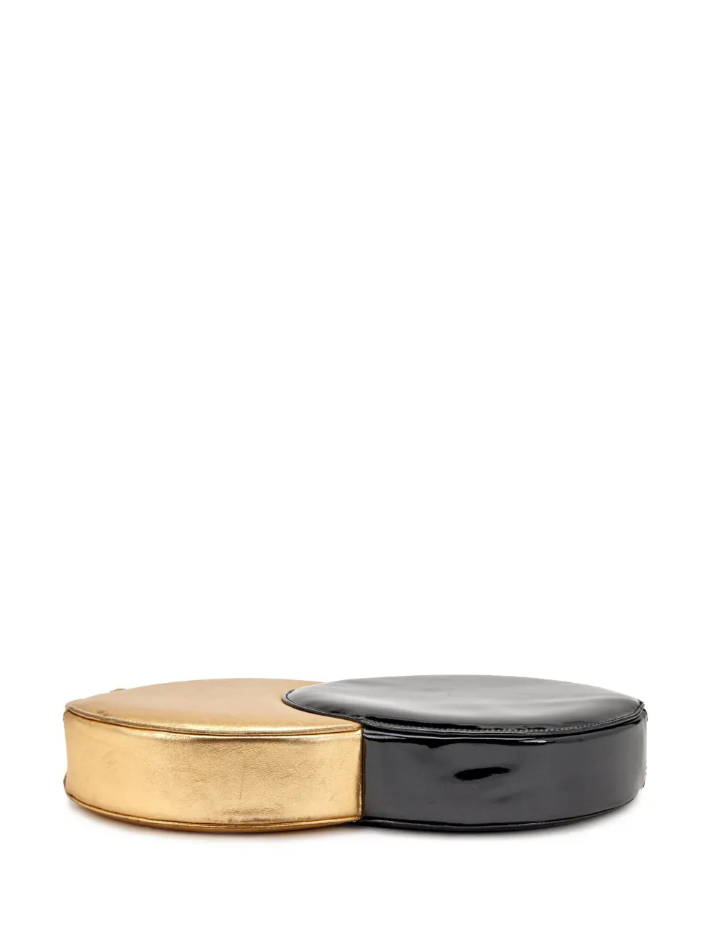 Pre-OwnedCHANEL Pre-OwnedDouble Circle metallic clutch bag