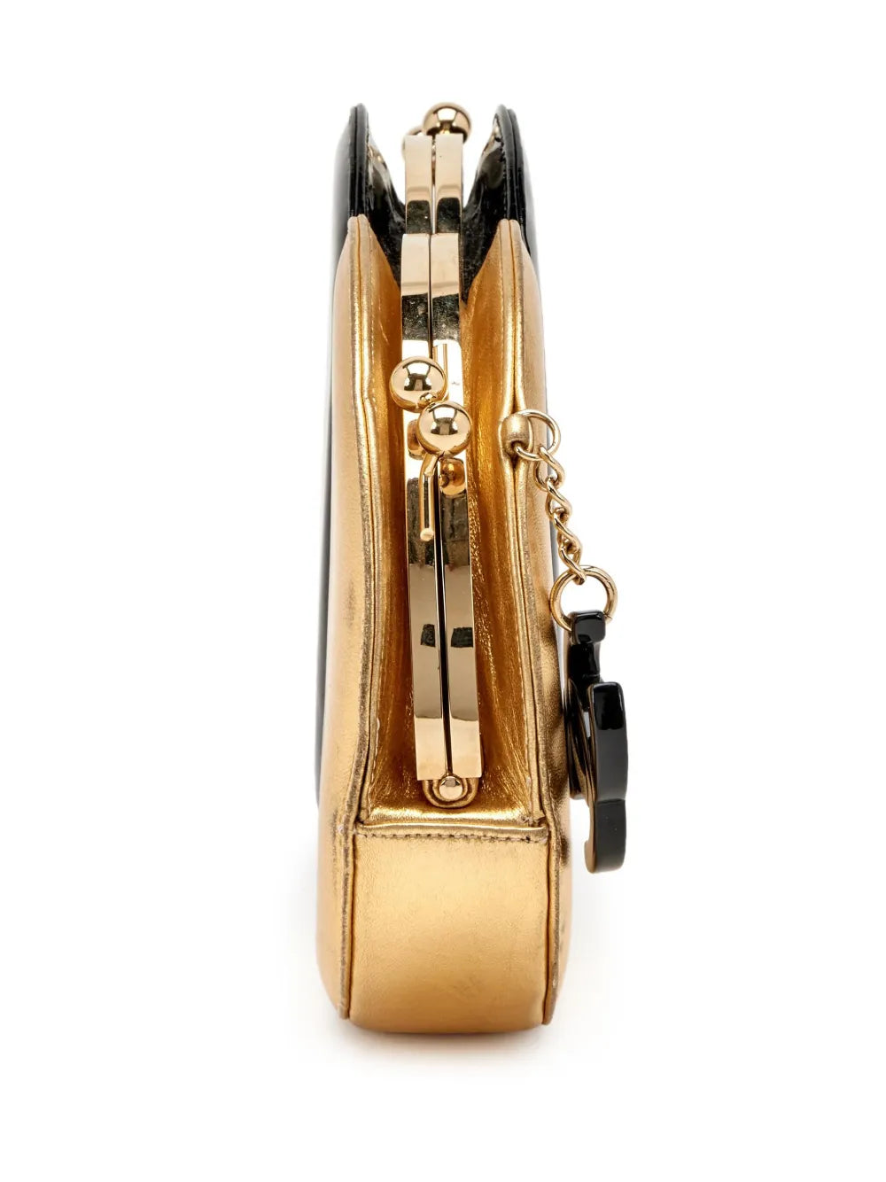 Pre-OwnedCHANEL Pre-OwnedDouble Circle metallic clutch bag