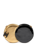 Pre-OwnedCHANEL Pre-OwnedDouble Circle metallic clutch bag