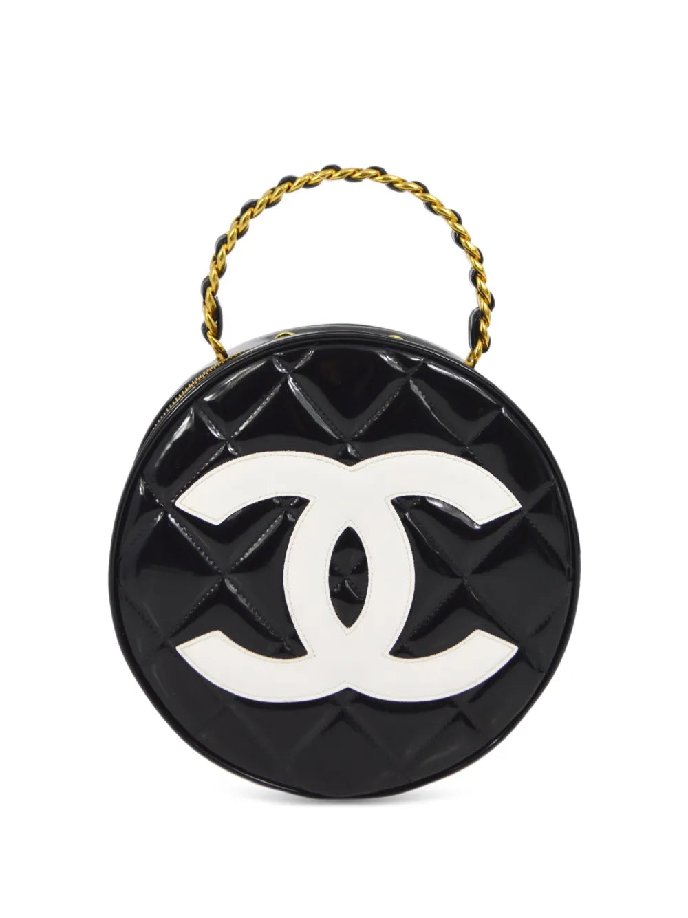 Pre-OwnedCHANEL Pre-Owned1995 quilted vanity top-handle bag