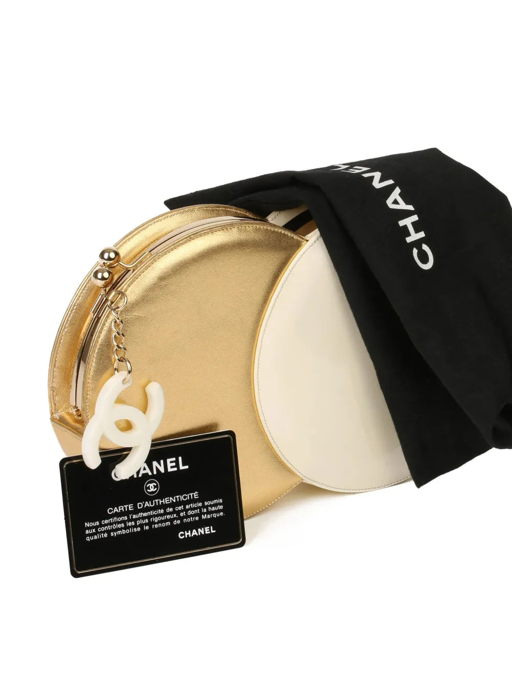 Pre-OwnedCHANEL Pre-Owned2006 Double Circle clutch bag