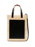 Plan CPili and Bianca straw tote bag