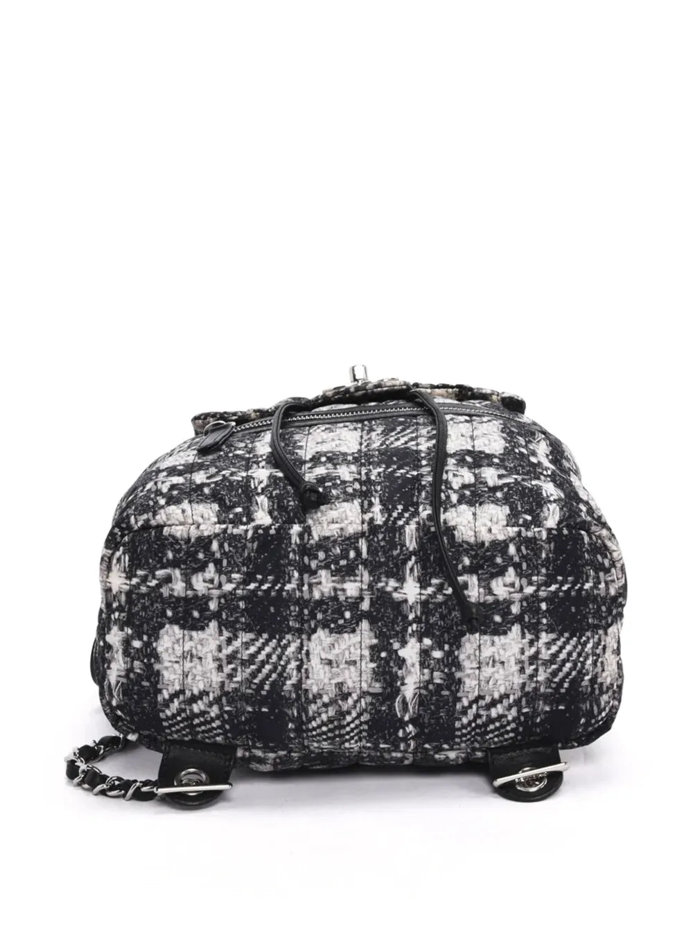 Pre-OwnedCHANEL Pre-Ownedmedium CC turn-lock tweed backpack