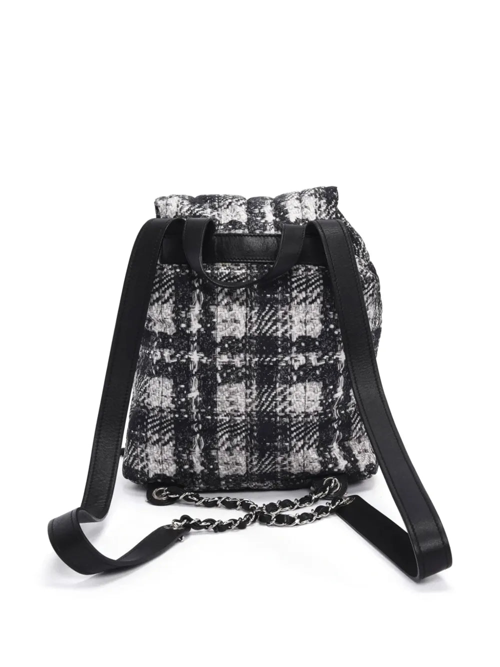Pre-OwnedCHANEL Pre-Ownedmedium CC turn-lock tweed backpack